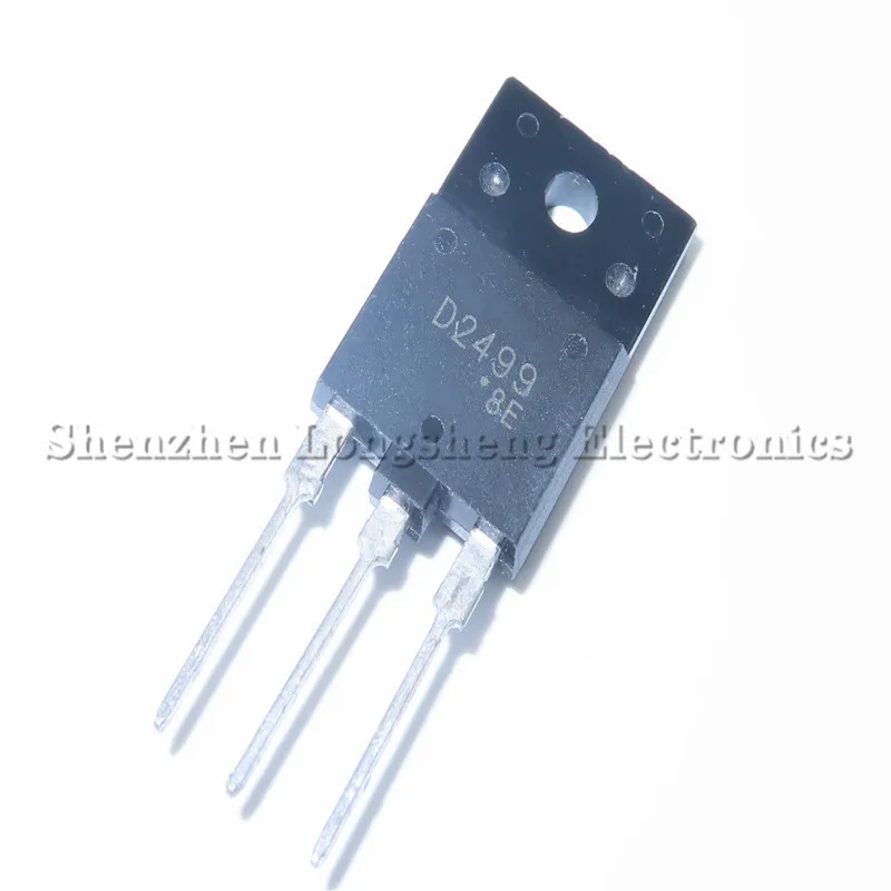 Transistor de alta potencia 2SD2499 D2499 TO-3PF NPN pole 6A 1500V, 5 unids/lote, nuevo, disponible