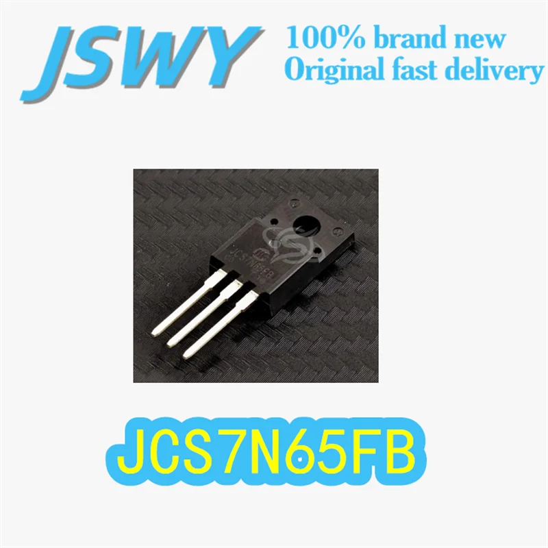

(10/50 pieces) JCS7N65FB Original Silk-Screen CS7N65F TO-220F Package Super Junction MOSFET 650V 7A Electronics In Stock