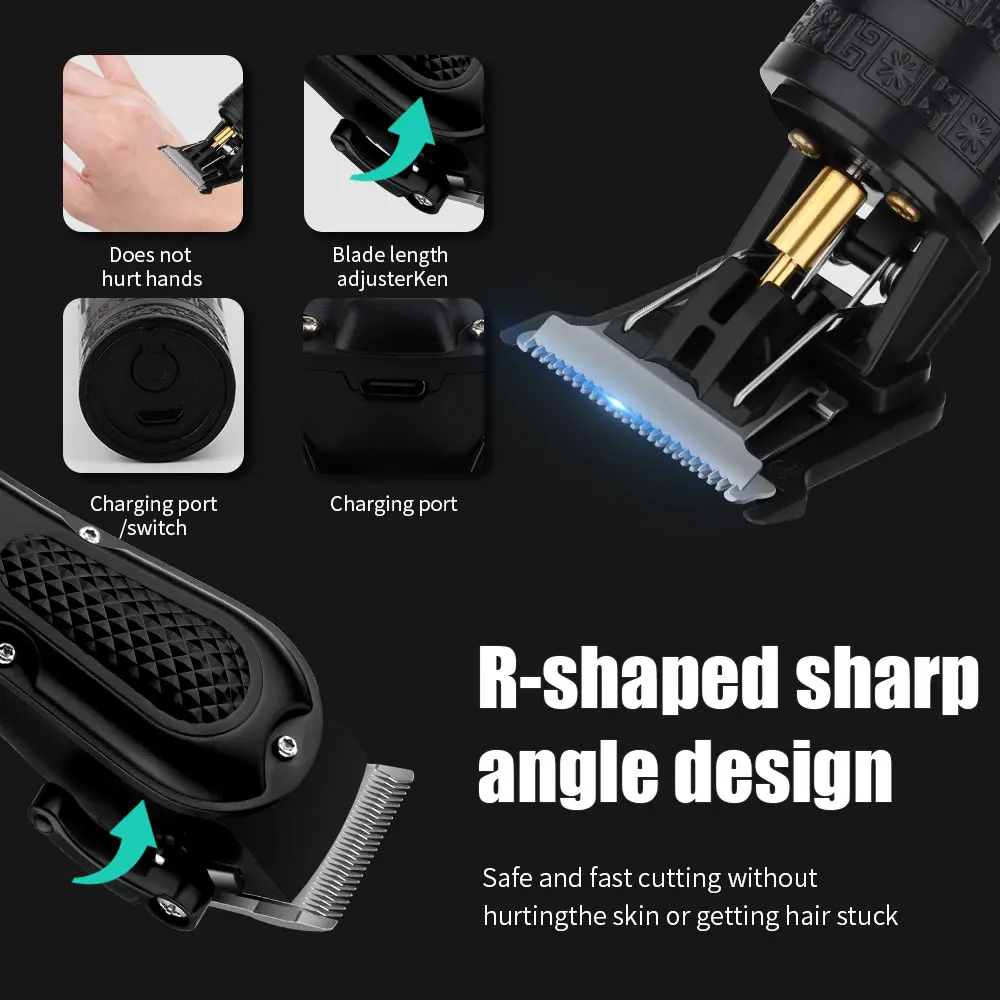 HIENA professional Hair Clipper for Barber shop HYN-212 Electri Hair Trimmers cutting machine men's clippers Shaver appliance - Image 2