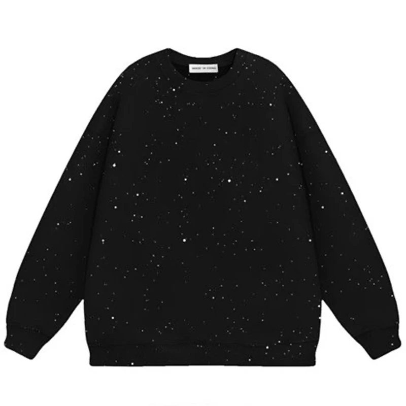 Bluza z kapturem Crewneck Casual Full Star dla pary, lekki luksus, wysokiej klasy, trend uliczny, buling