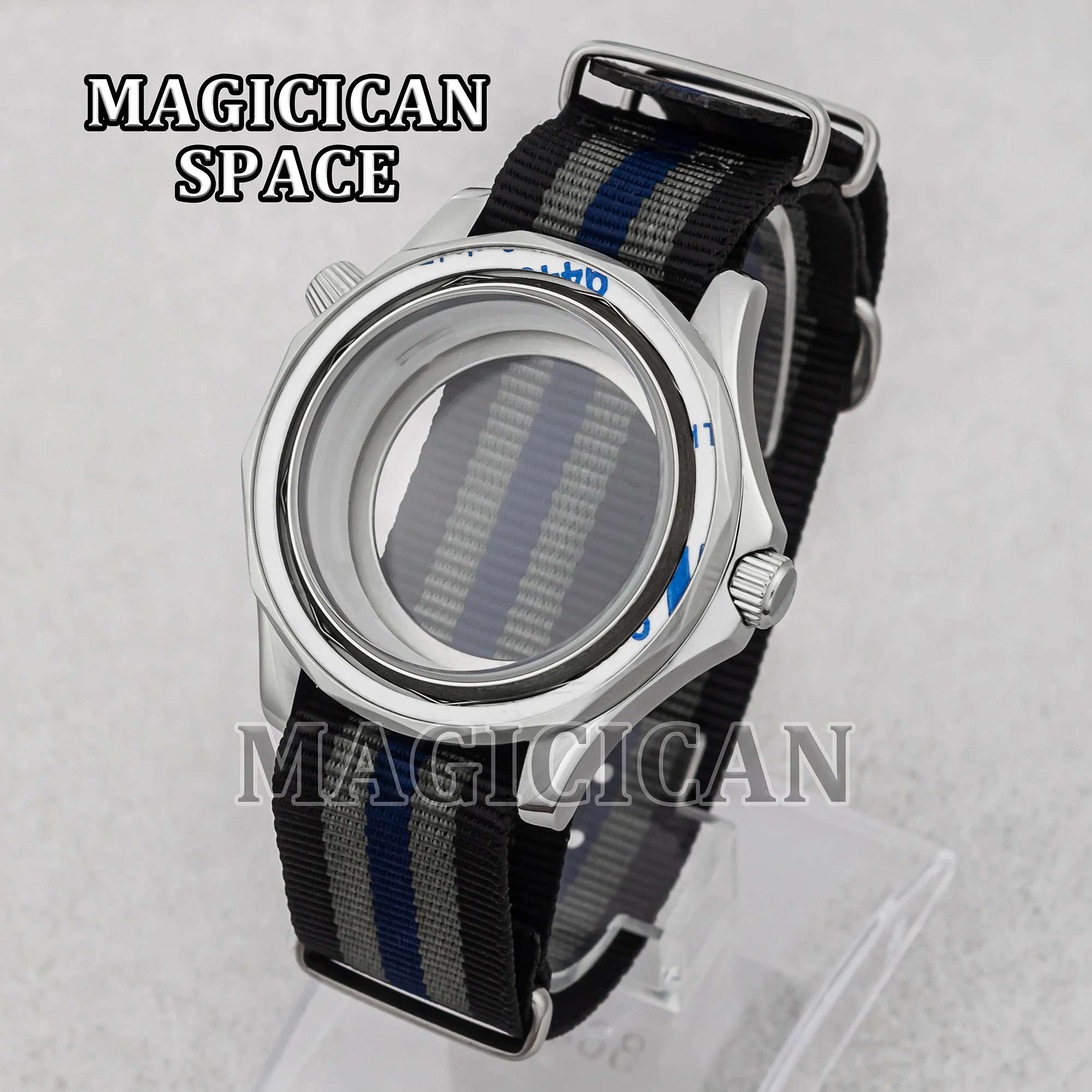 NH35 Case Nylon Strap for Seamaster 300 Watches Watch Accessories Watch Band 41mm Watch Case fit NH35/NH36 Automatic Movement