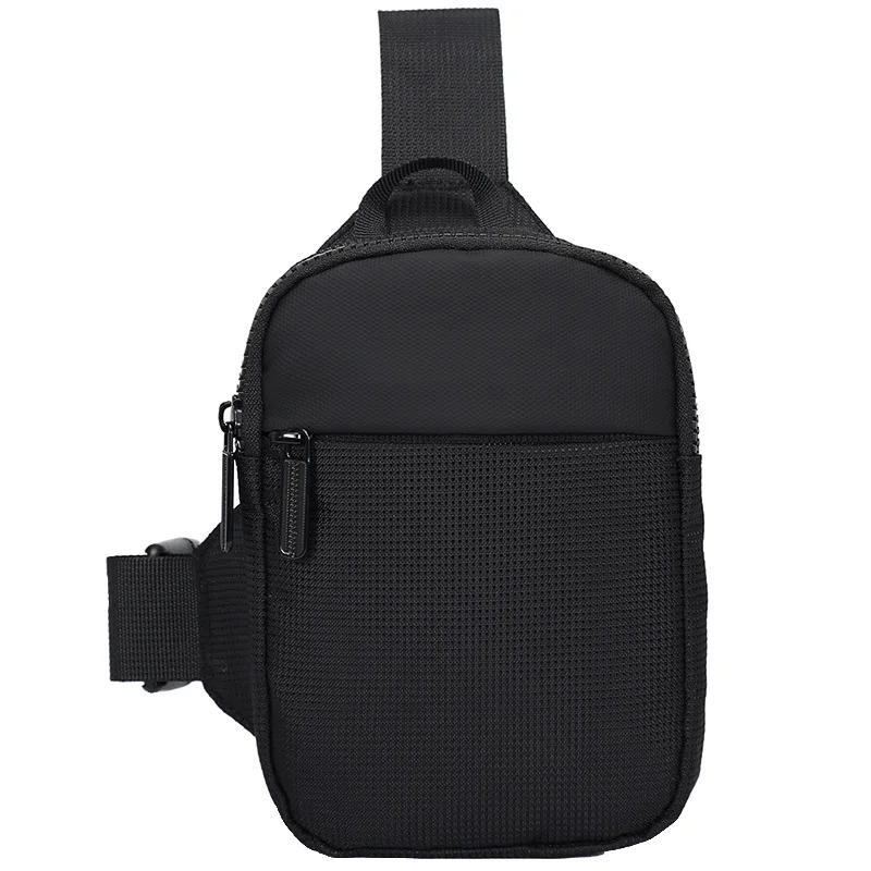 Mini bolso de pecho informal para hombre y mujer, bandolera de nailon resistente al agua para correr al aire libre, ciclismo, viajes, bolsas de teléfono