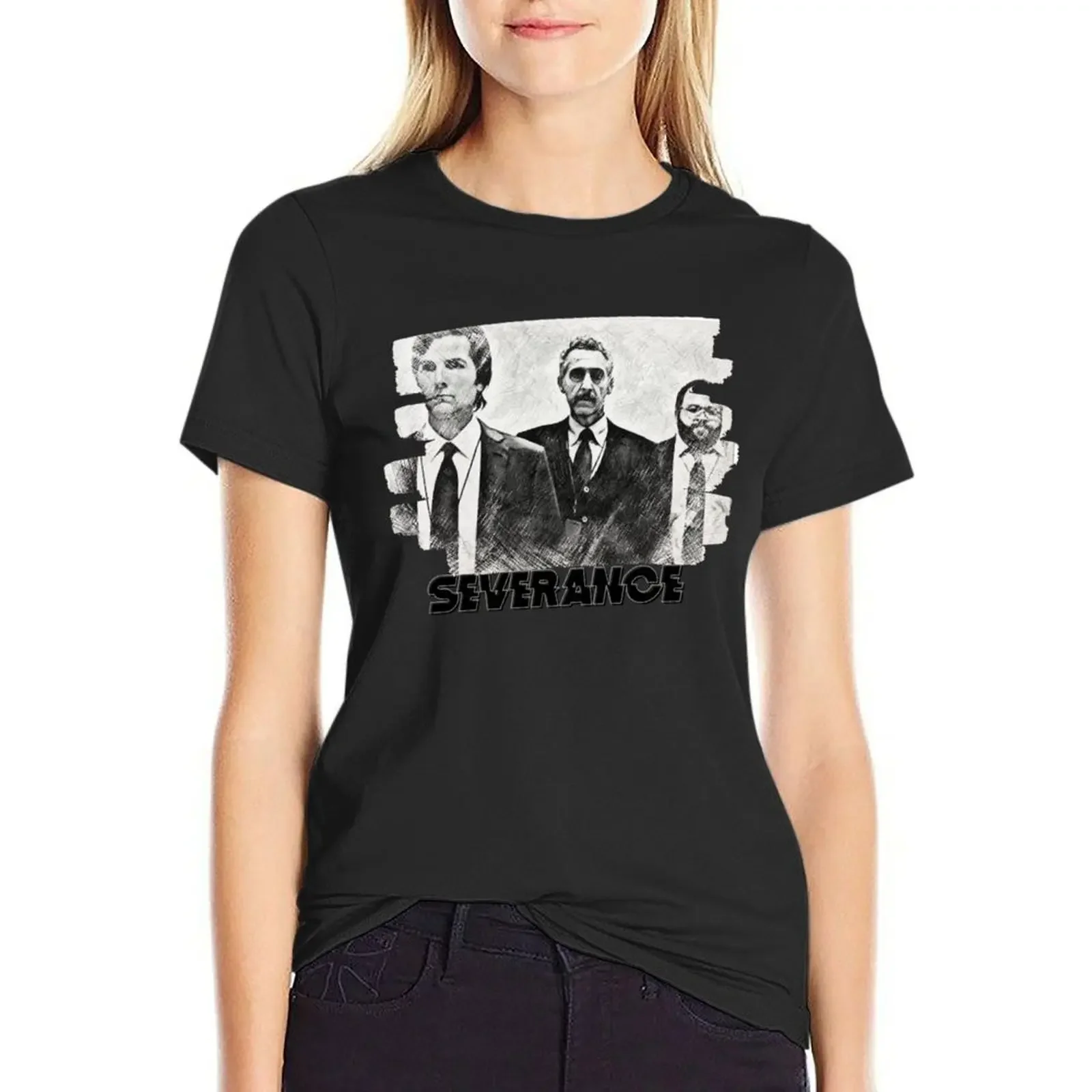 

Severance T-Shirt plus sizes new edition vintage clothes Woman fashion