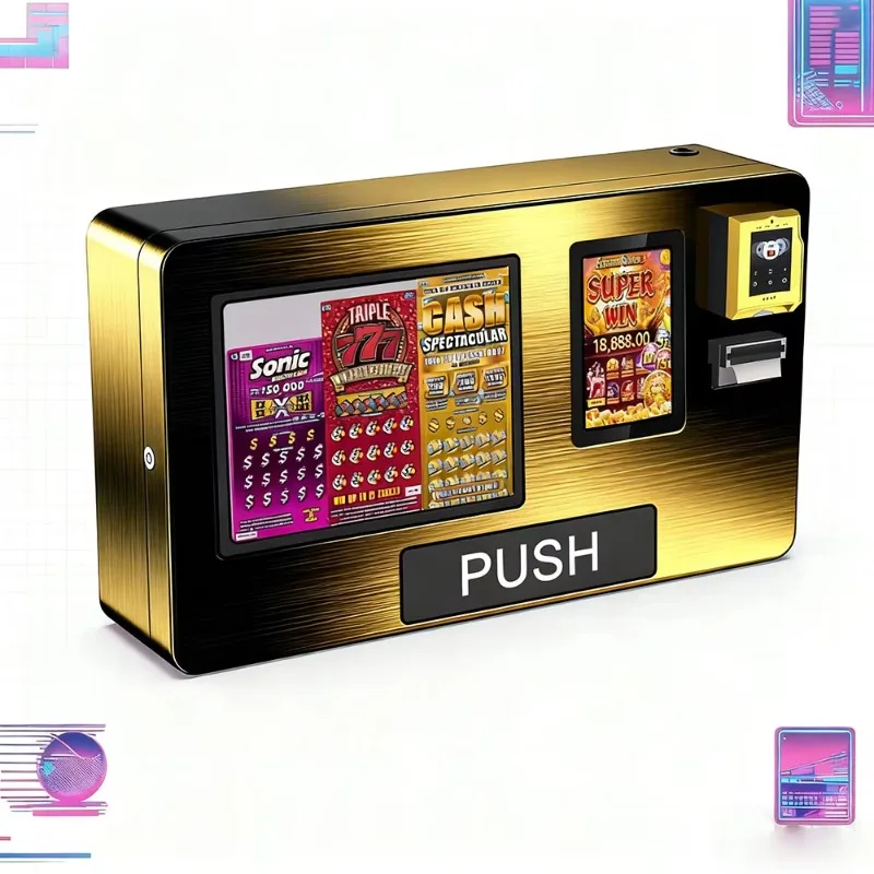Lottery Vending Machine Small Desktop Wall Mounted Commercial Intelligent Touchless Automatic Credit Card Payment Customized