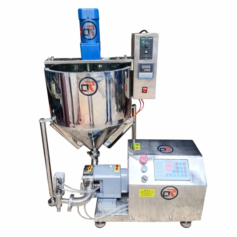 

Good price of linear semi automatic single head rotor pump liquid dispensing machine lobe pump paste filler