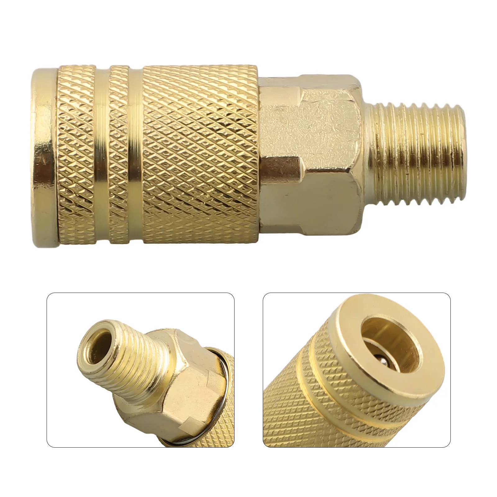 

1/4NPT Male Thread Pneumatic Fitting US Standard Quick Connector For Compressor Air Compressor Pipe Fittings Pneumatic Connector