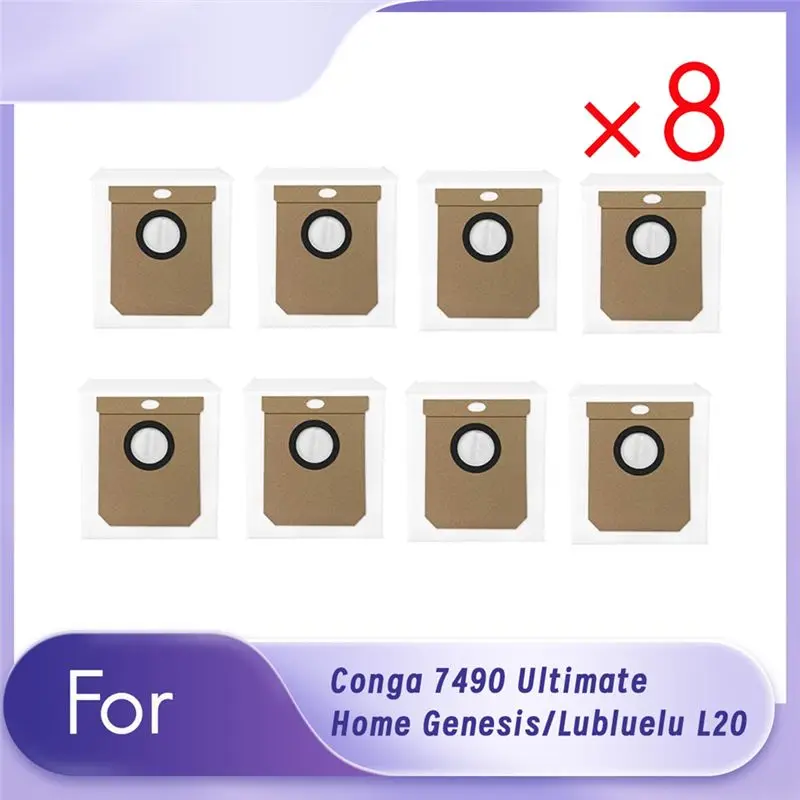 New Arrivals-8 Pcs Dust Bags For Conga 7490 Ultimate Home Genesis/Lubluelu L20 Sweeper Accessories Built To Last And Work Well