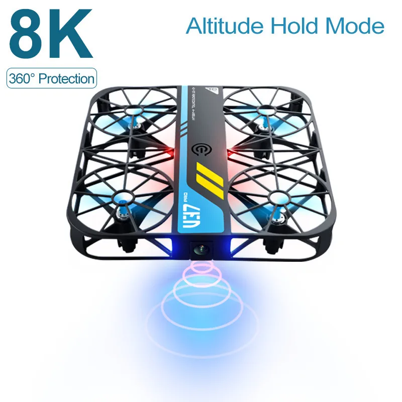 V37 New RC Drone with 8K 4K HD Camera Easy To Carry WiFi FPV Dron High Hold Mode Mini Pocket Quadcopter Helicopter Toy Gift 4DRC