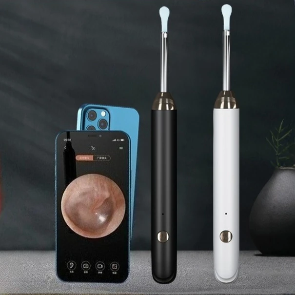 

Smart Visual Ear Cleaner 1296P Ear Sticks Otoscope USB C Charging Endoscope Wax Removal Tool Earpick Camera Health Care