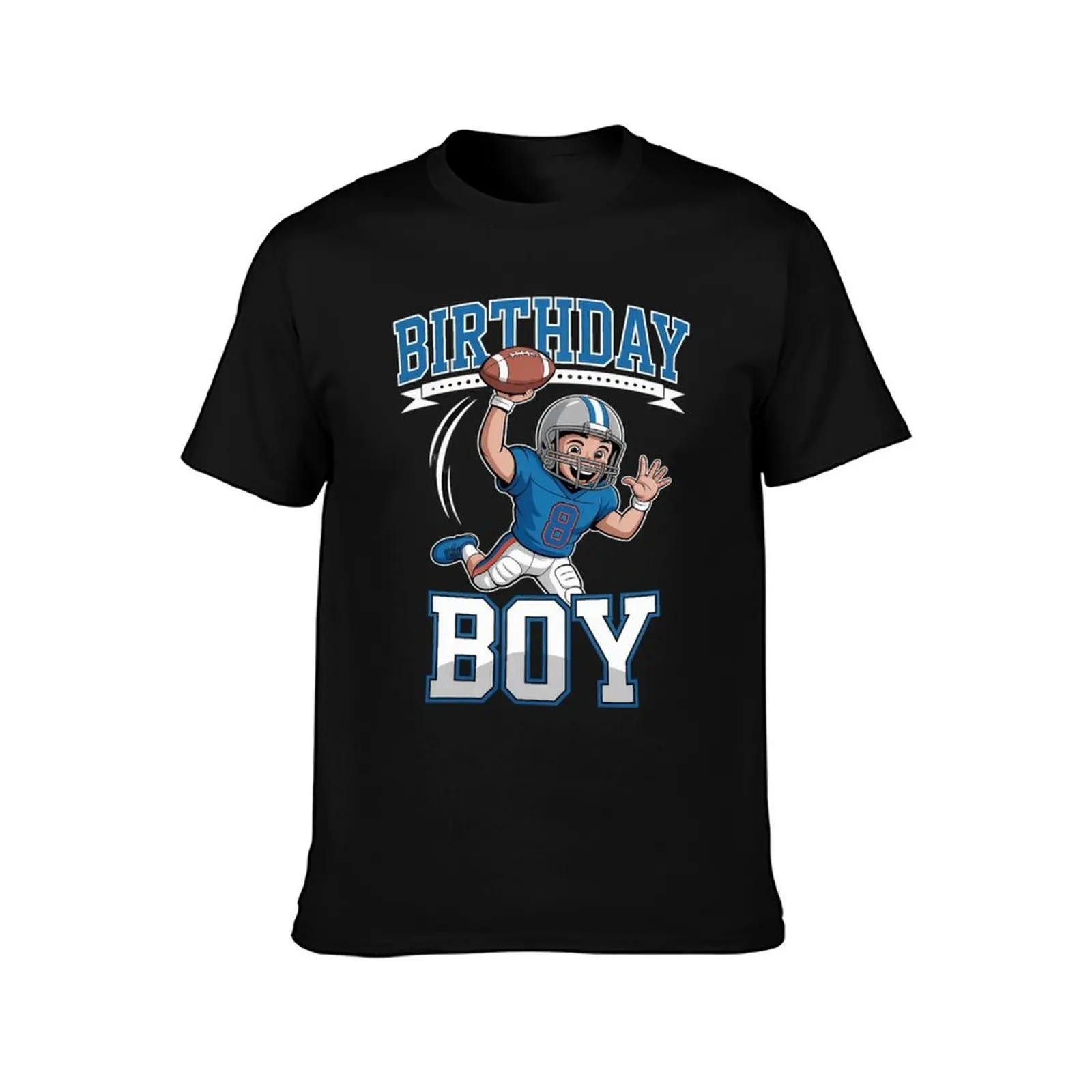 dabbing boy 8 year old American football 8th birthday T-Shirt valentines clothes tshirts for men
