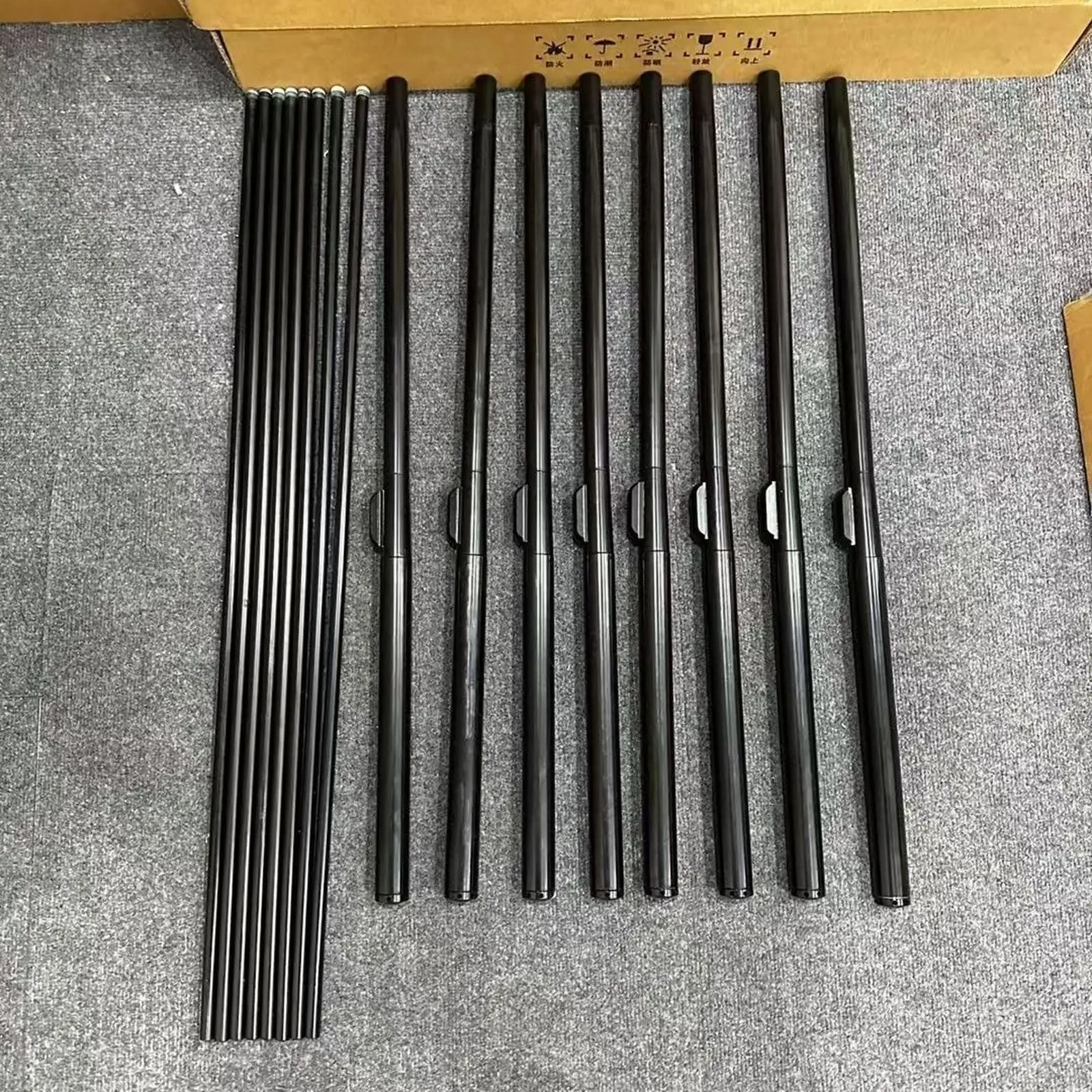 New Automatic Ejection Pool Sticks for Adults Spring-Loaded Pool Stick 1.6m Aluminum Billiard Cue Stick with 3 Adjustable Power