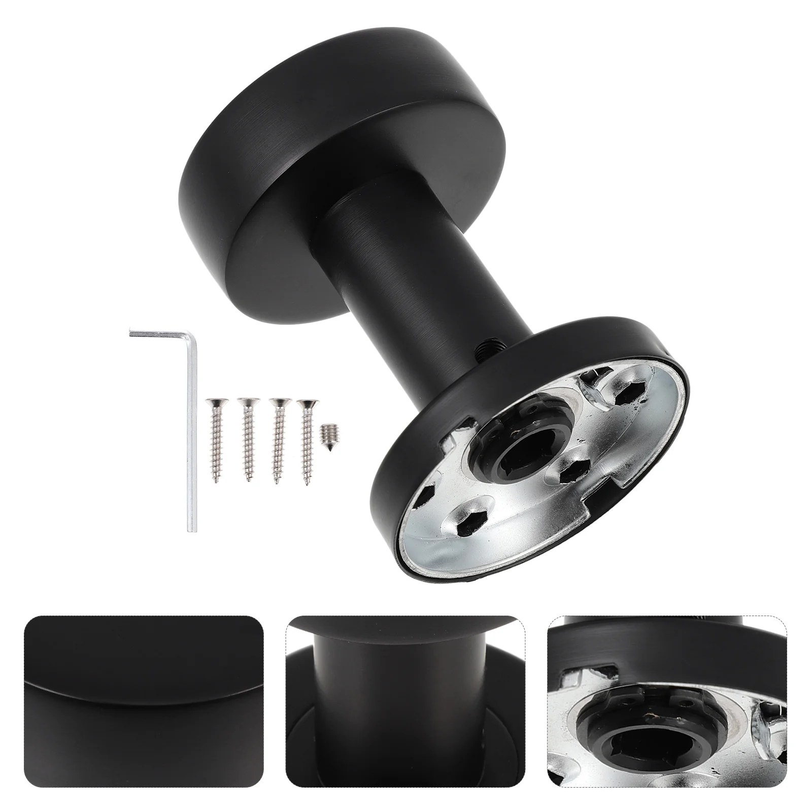 

Door Knob Lock Security Door Knob With Lock for Home Bedroom Dorm Room Apartment black door knobs door lock