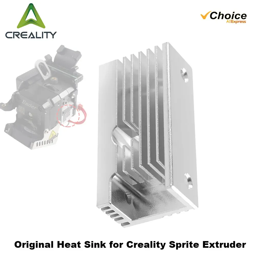

Охлаждающий блок Creality 3D Sprite Extruder Pro 41*20*13 мм, радиатор для Ender3 S1 Plus/Ender S1 Pro/CR10 Smart Pro/Sermoon V1 Pro