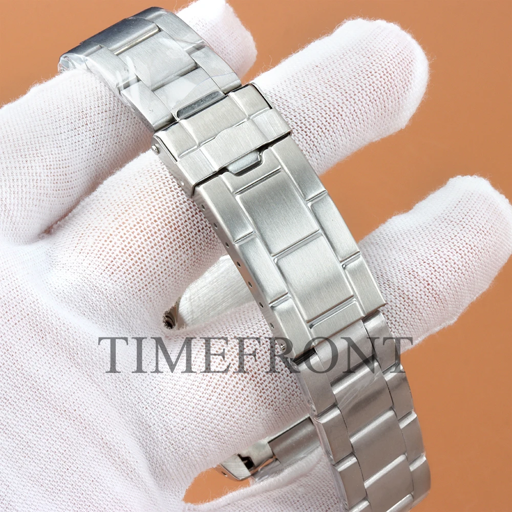 39.5 مللي متر NH35 ساعة مع 28.5 مللي متر الطلب الأيدي جولة الياقوت الزجاج مقاوم للماء صالح NH35 NH36 حركة ريترو Submarienr المحار