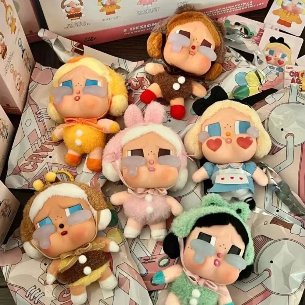 

In Stock Crybaby Crying Again Series Blind Box Vinyl Face Doll Keychains Pendant Decoration Mystery Bag Plush Toy Birthday Gift