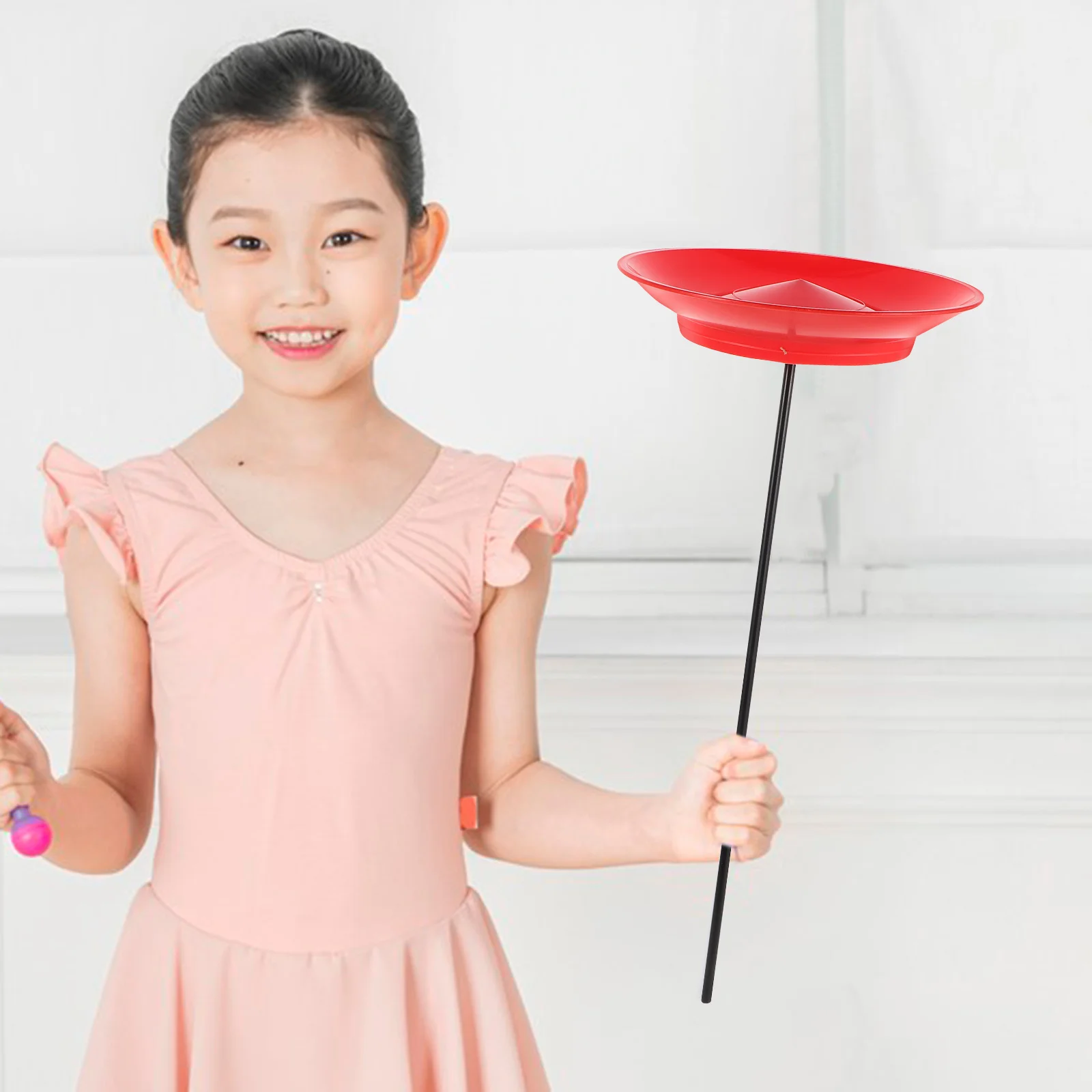 

2Sets Juggling Spinning Plates Colorful Circus Trick Performance Props for Kids Adults Learn to Juggle Kit Spinning Game Fun