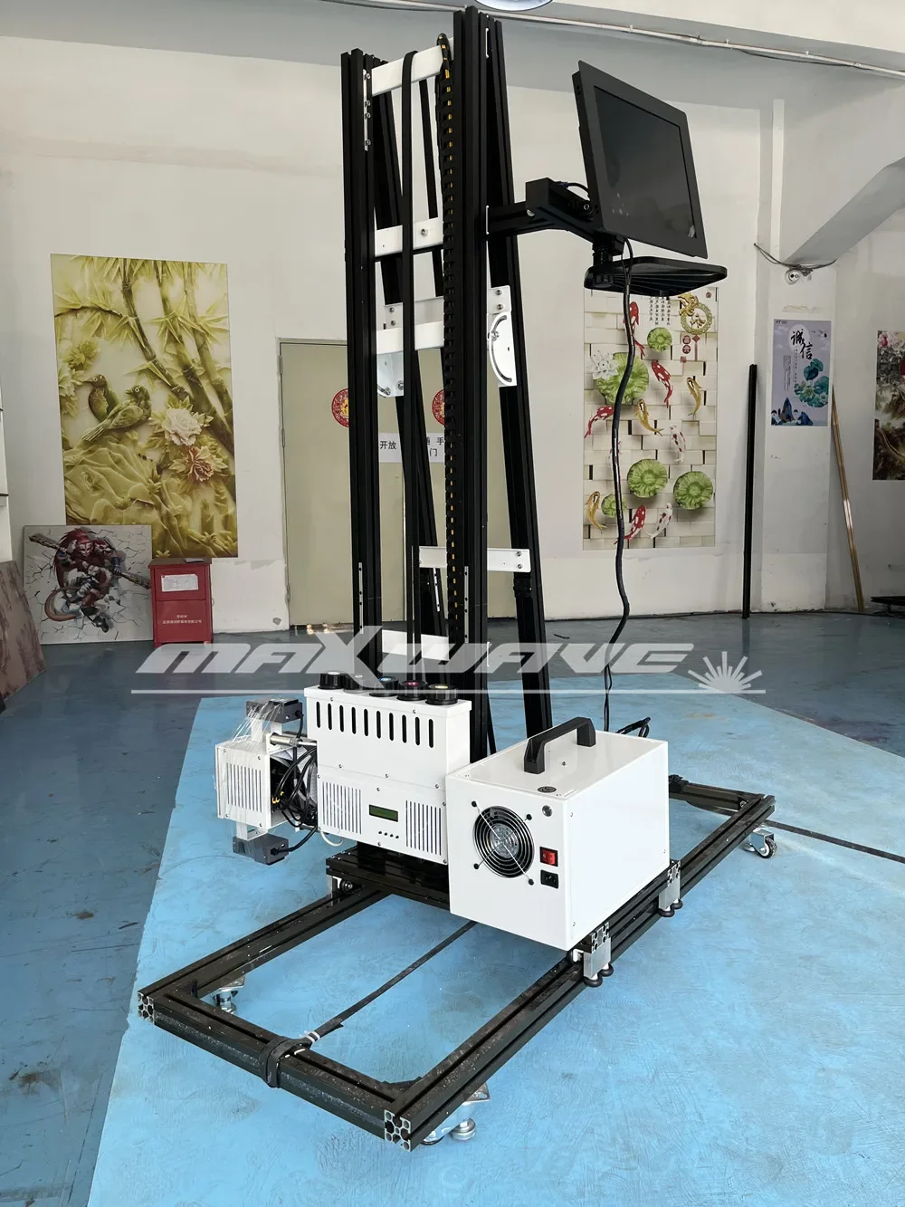 UV-Inkt Muur Decor Printer Wallpen Printer Direct Schilderen Op Muur 3d Verticale Muur Drukmachine