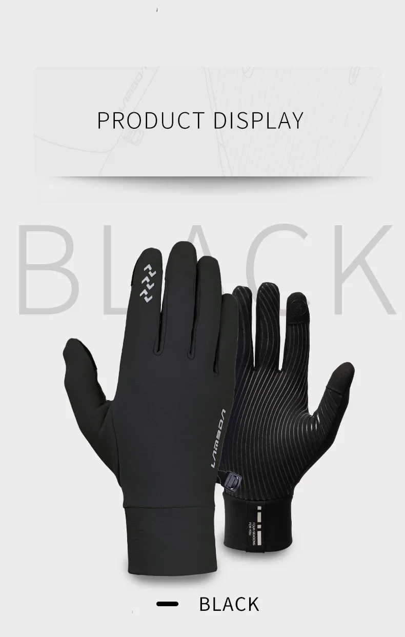 LAMEDA Winter-Fahrradhandschuhe 5-15 ℃ Touchscreen Reiten Thermal Road Mountainbike Vollfingerhandschuhe Fahrradzubehör für Herren – Detail 11