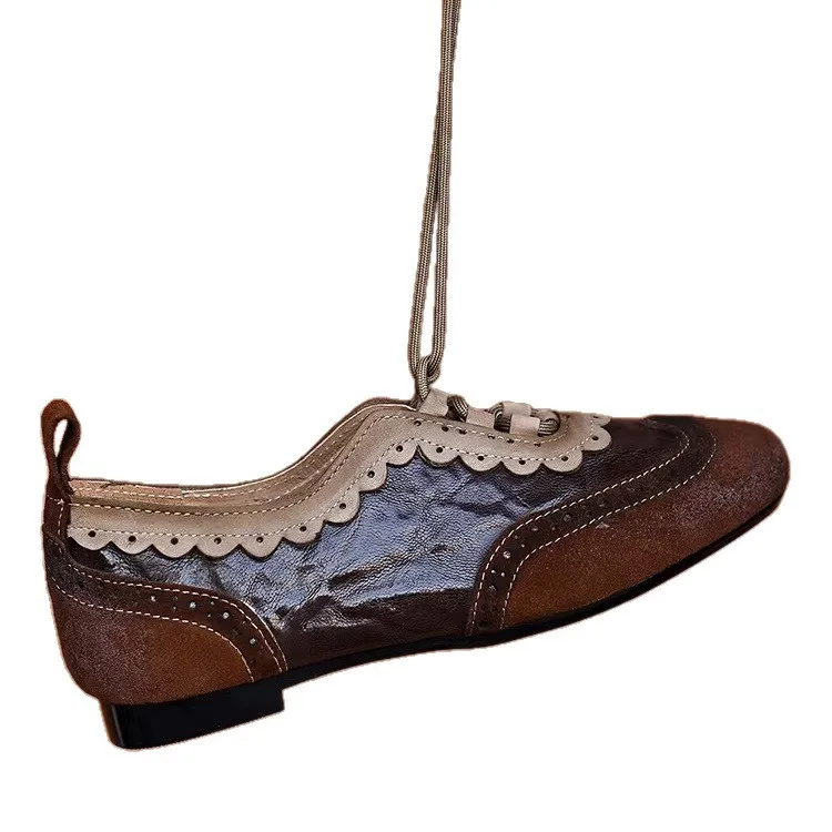 Soft-Leather Edition ~ Women's Casual Athletic Sneakers with Laces, Soft Soles, and Comfortable Fit for Spring and Fall