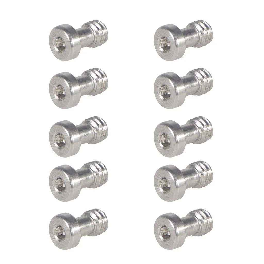 

1/10 шт. 1/4 "-20 винт из нержавеющей стали с шестигранной головкой 3,0 для штатива DSLR камеры, быстросъемная пластина, аксессуары для фотостудии