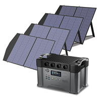 ALLPOWERS Portable Power Station S2000, 2000W Solar Generator with 100W Folable Solar Panels Included for Outdoor RV Camping