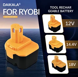 High Capital 12V/14.4V/18V NI-CD/Ni-MH6800mAh Replacement Electric Drill Power Tool Battery For Ryobi BID1230/1801/R10521/RY1201