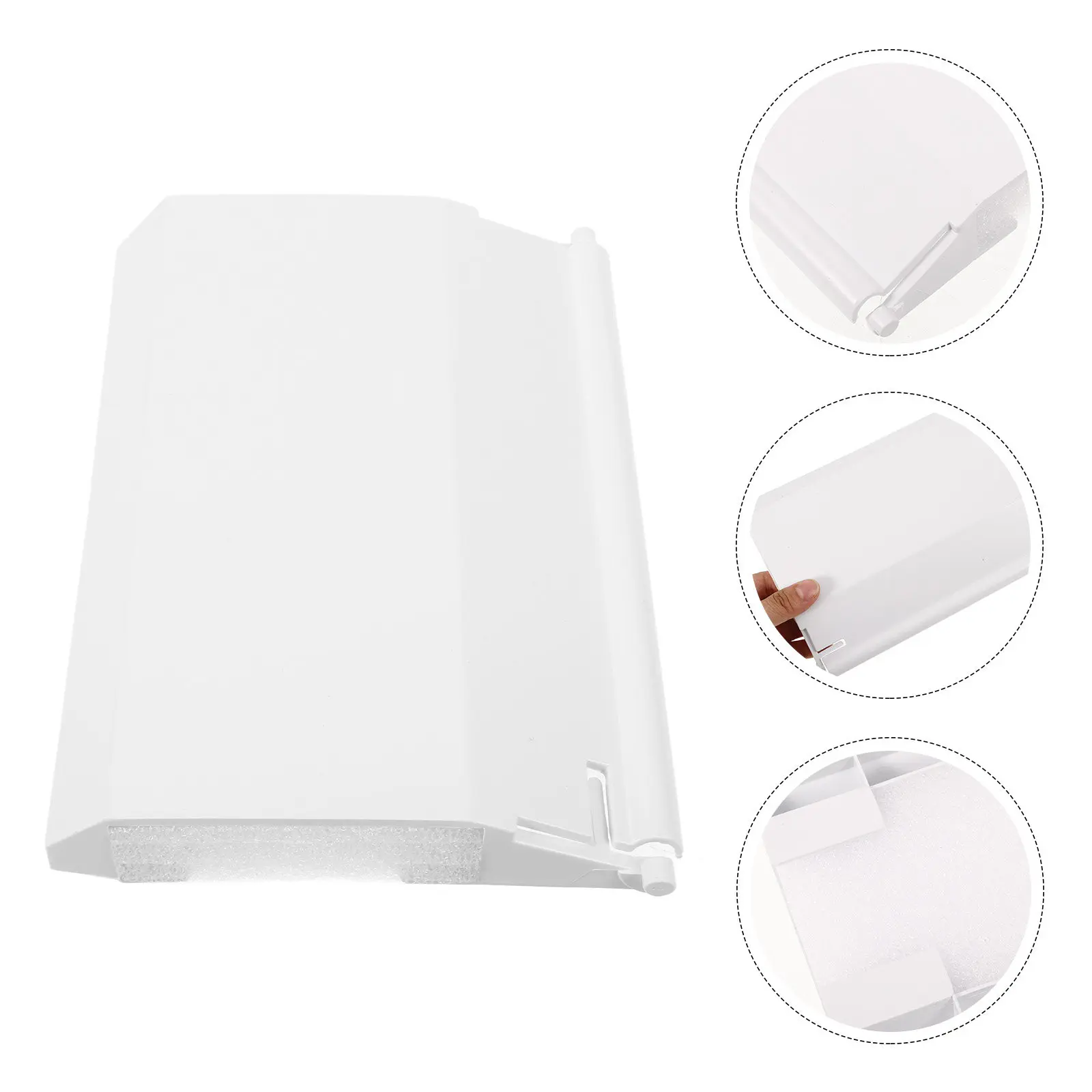 Reemplazo de la solapa de la puerta del skimmer de plástico resistente para skimmers de piscinas enterradas, prevención confiable de reflujo, accesorios para skimmers de piscinas