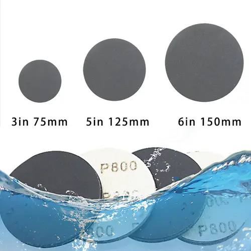 75/125/150mm Universal Dry and Wet Sanding Disc Paper Metal Polished Woodworking Tools Polishing Accessories Abrasive Discs - Image 2