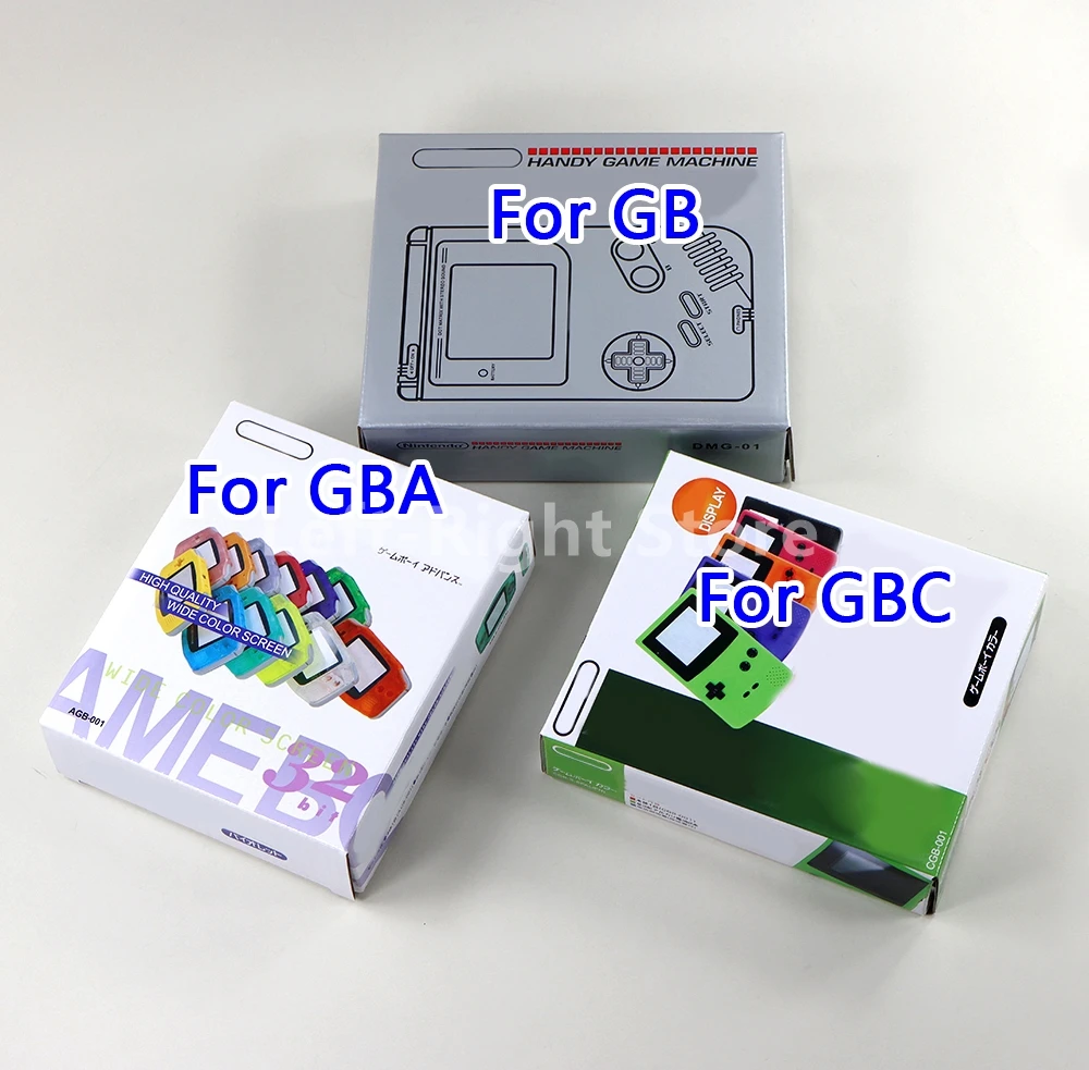 

30PCS For GBA GBC Game Console New Packing Box Carton For Gameboy Advance SP GBA SP GB New Packaging Protect Box