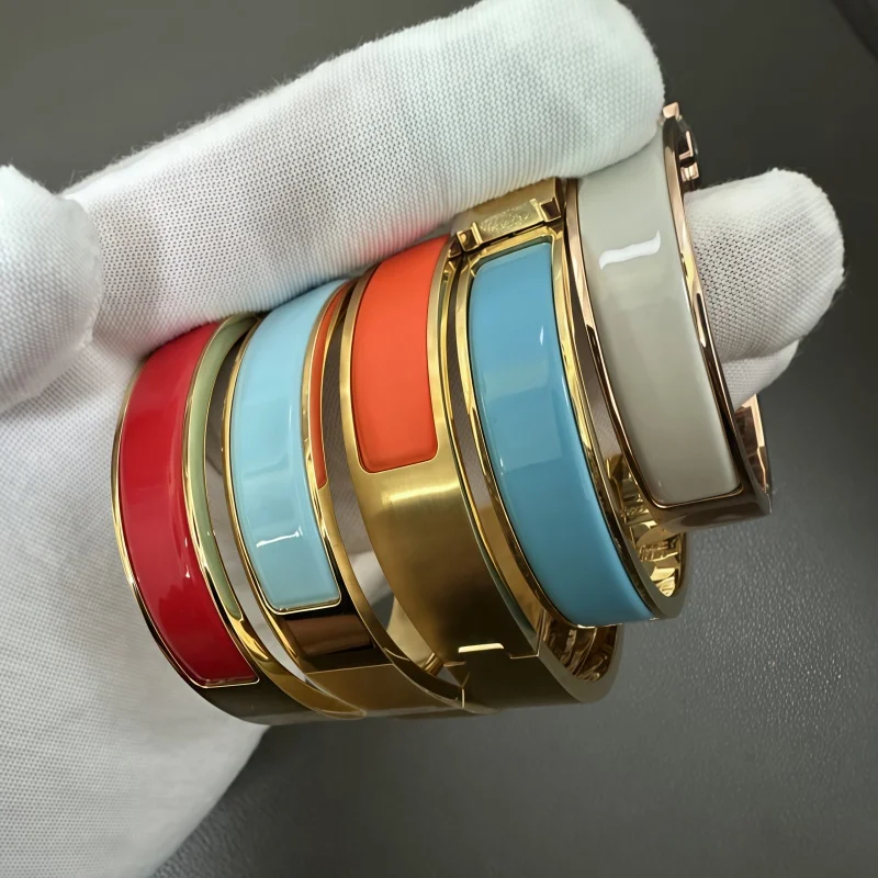 

Женский браслет SSS925 класса люкс с разноцветной эмалью, классический, модный, для вечеринок, ювелирные украшения, аксессуары, подарок на праздник