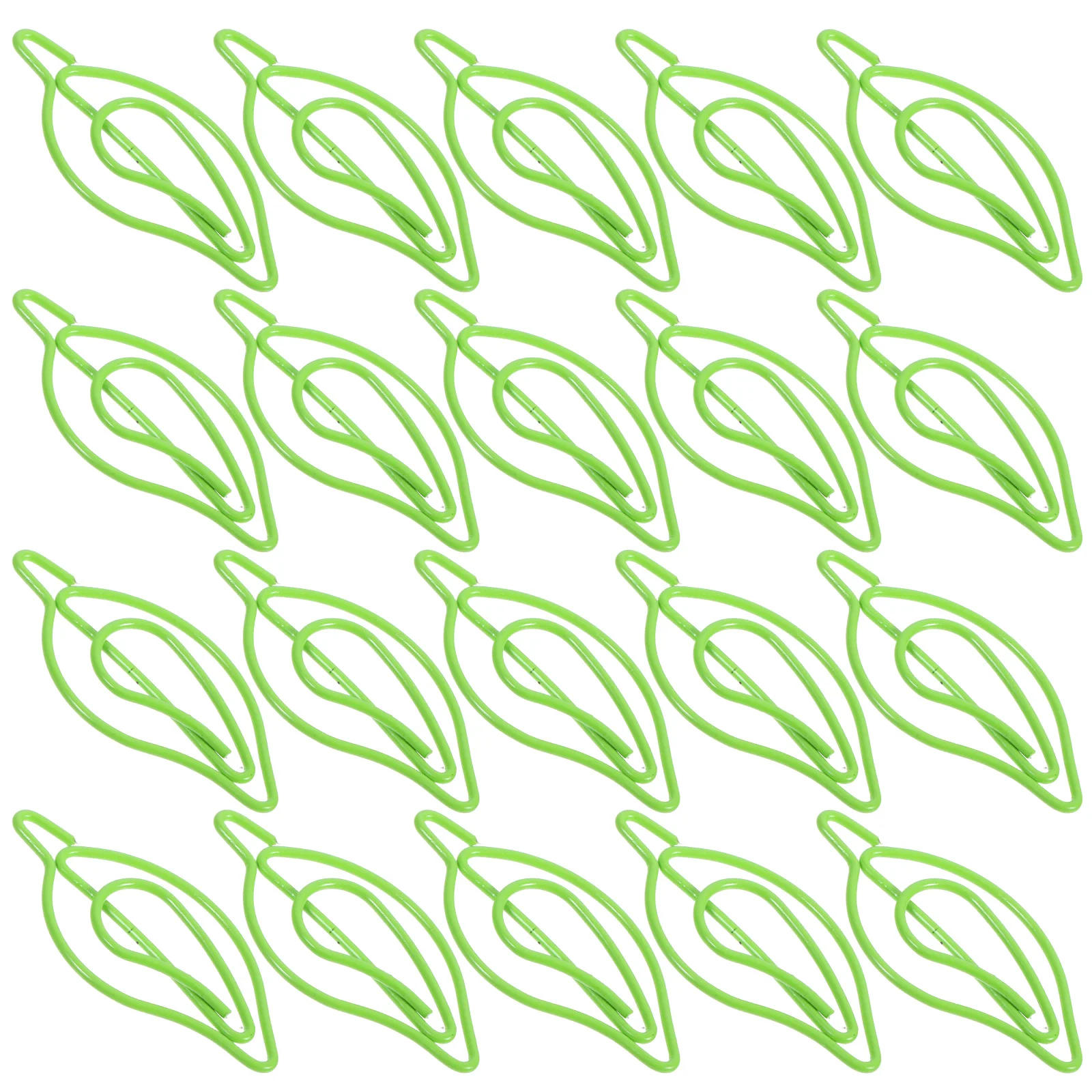 30 Pcs Shaped Paper Clip Fun Clips Metal Paperclips Document Cute Leaf for Paperwork Clamp Tiny