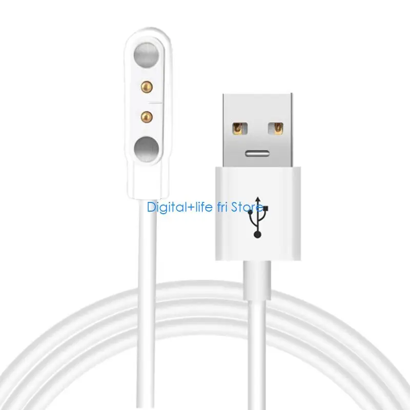 E06D Cable Suitable for Childrens for Smart Watch Q12 S12 Q15 Wireless USB Charging Cord Power Adapter Do view 3