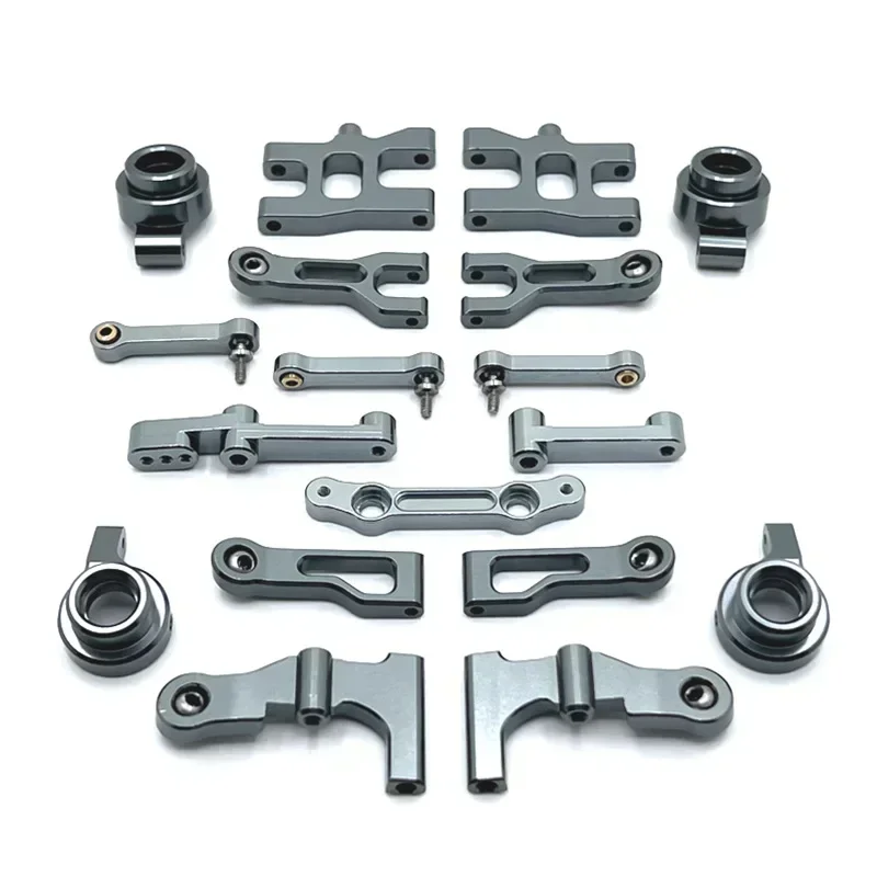 

MN38 1/16 RC Remote Control Car Parts Metal Upgrade Swing Arm Steering Cup Steering Set