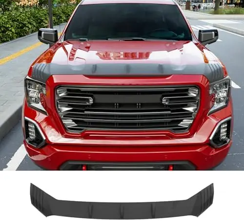 

powoq Hood Protector for 2019-2026 GMC Sierra 1500 – Upgraded TPE Deflector Shield Replacement Accessory