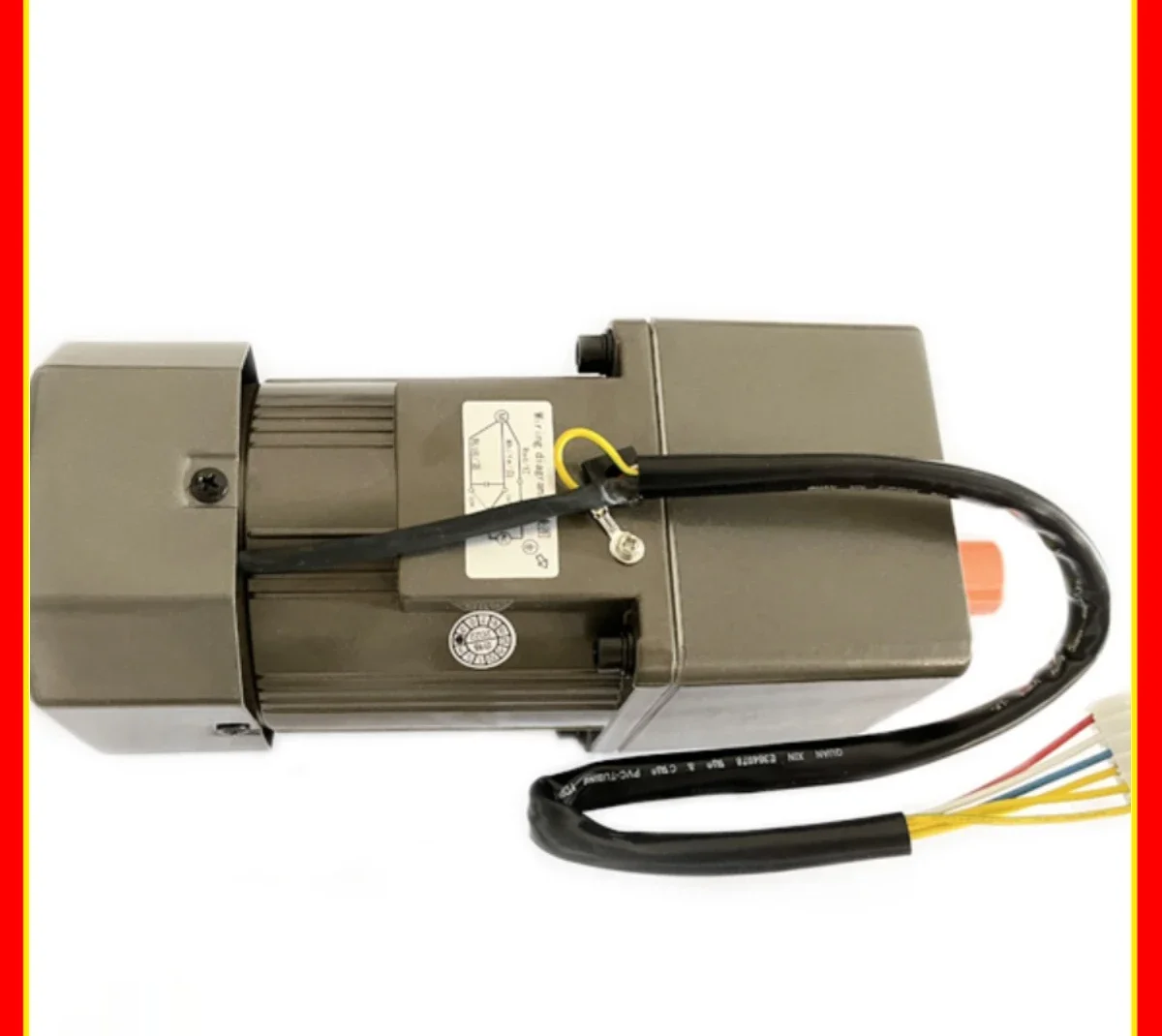 Micro AC gear reducer motor with brake conveyor belt 220V single-phase asynchronous speed regulating motor