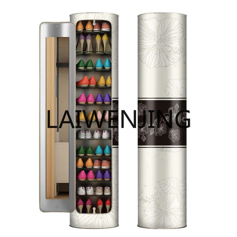 

RWJ Rotating Shoe Cabinet Locker Round Hall Cabinet Multi-Function