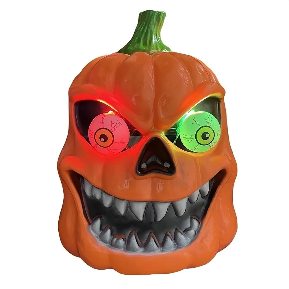 

Novelty Style Halloween Pumpkin Mask Lightweight Material Breathable Design Pumpkin Headwear Full Head Cover Trick or Treat Mask