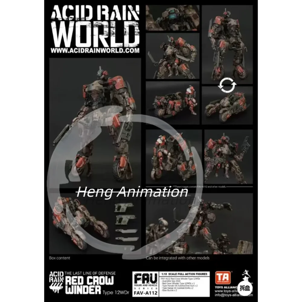 

Acid Rain War FAV-A112 Red Crow Spool 12WDr FAV-A132 /A133 /A134 Articulated Figure 1/18 collectible, action figure toys