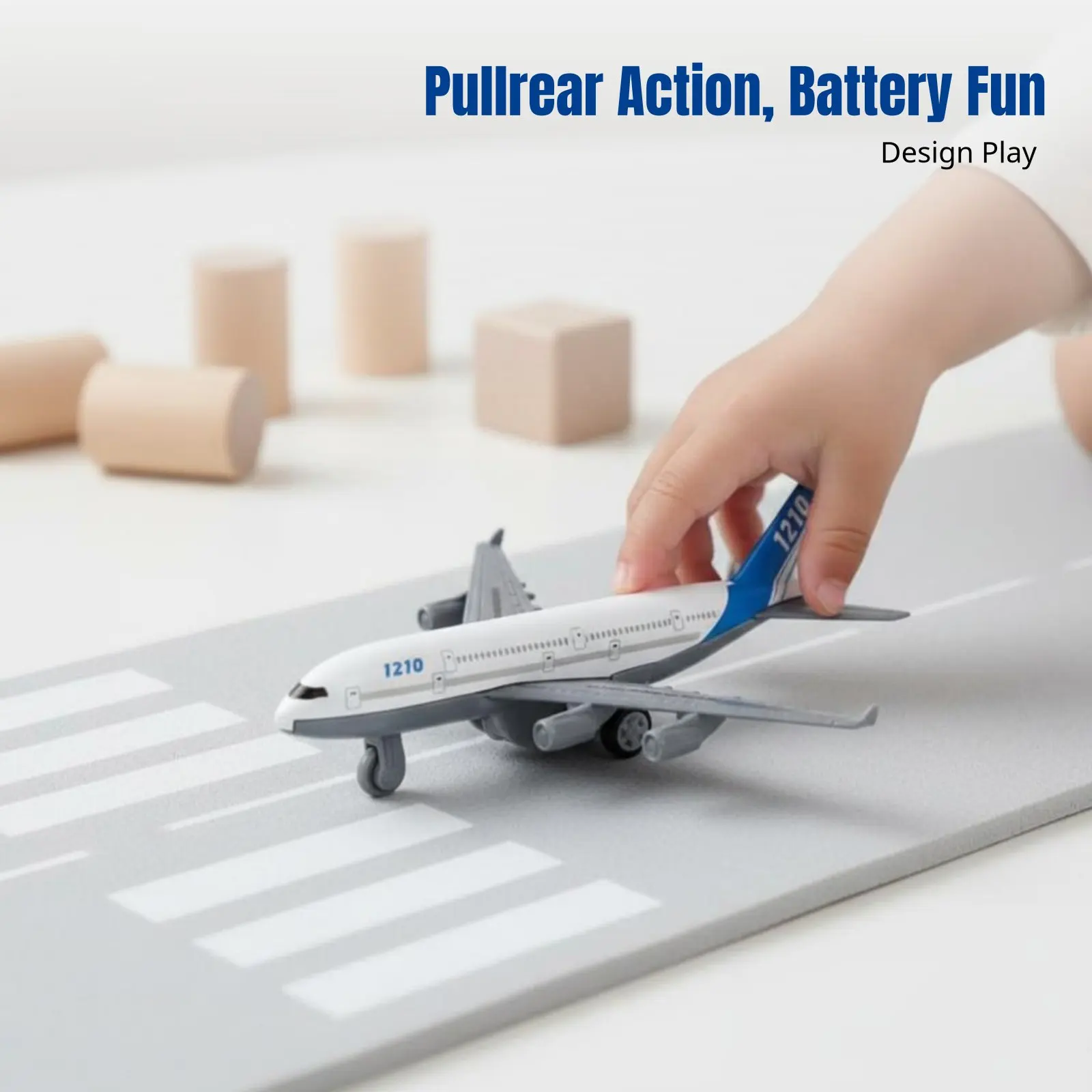 子供向け合金飛行機模型、旅客機シミュレーション玩具、商用機デザイン、プルバック式、ギフトボックス入り、コレクターズアイテム 1