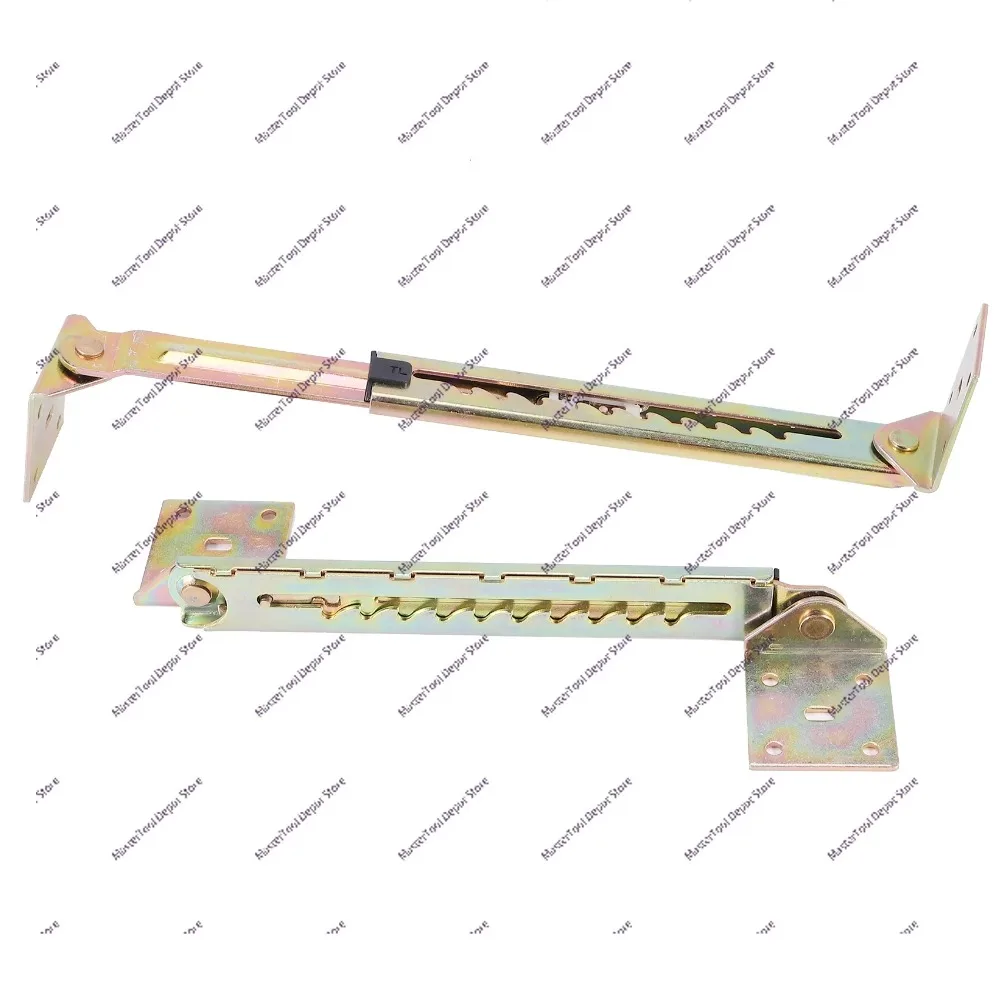 A50I 1 Pair Angle Lifting Rod Desk 10 Gear Adjusting Hinge Angle Hinge WITH Bracket