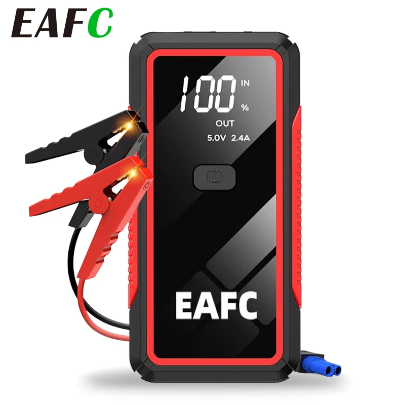 EAFC 2000A Car Jump Starter 12V Car Charger Booster Power Bank Battery Boost Starter Car Emergency Start Lighting Charger