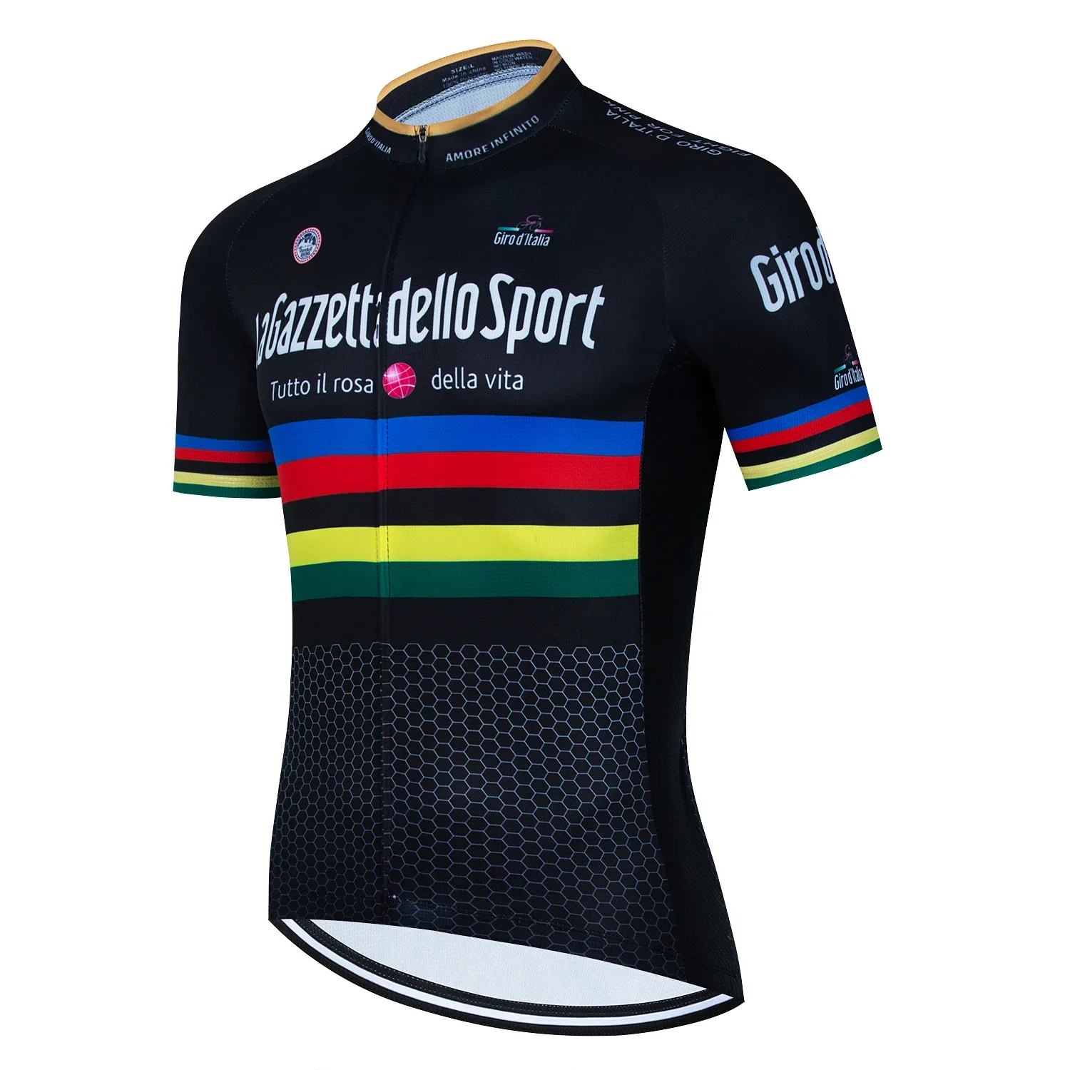 2024 Tour De Giro DITALIA Cycling jersey Mens Cycling Shirt Summer Short Sleeve Quick-dry bike Ropa Ciclismo Hombre Sport Wear