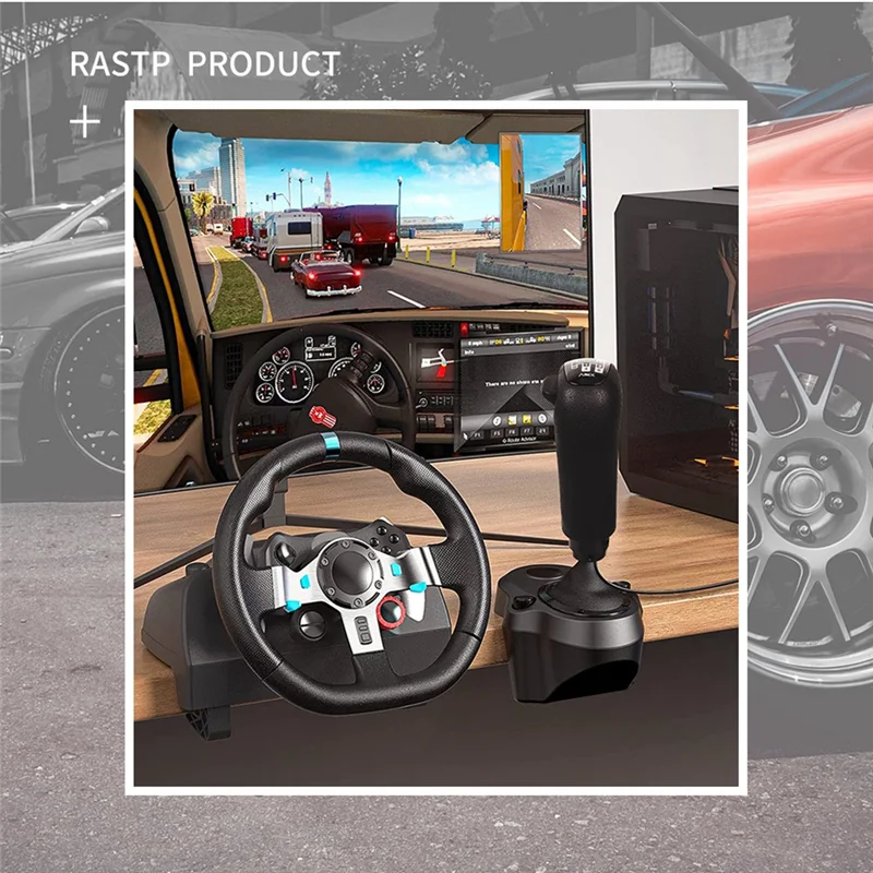 مقبض ناقل الحركة USB لـ Logitech G923 G29 G27 G25 TH8A لشاحنة ETS2 & ATS سكانيا أجزاء محاكاة ناقل الحركة العالية والمنخفضة-A97 #3