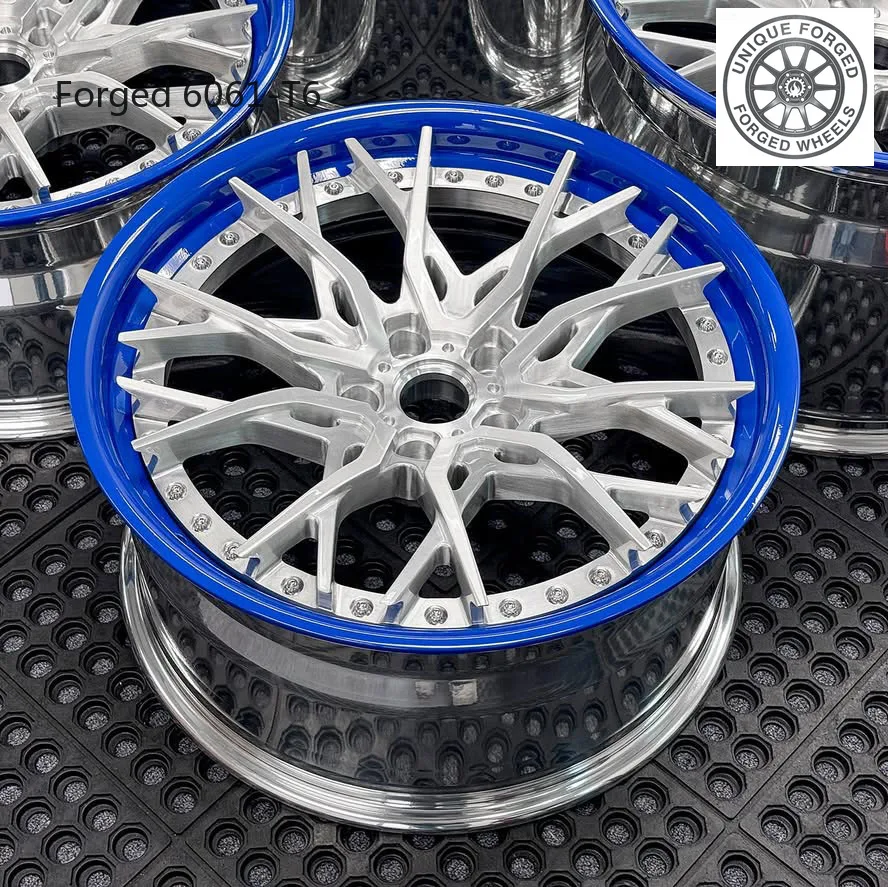 

New model of 26 2 3 Piece Brush Polished Painted High Quality 18 19 20 21 22 Inch Car Alloy Wheels 5x112 5x120 Aluminum Forged