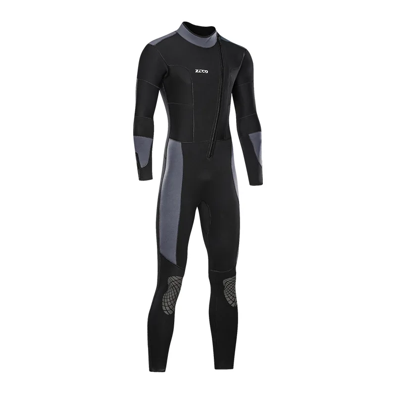 Nuevos trajes de buceo de 5mm para hombres y mujeres, trajes de baño de invierno térmicos y con protección solar de manga larga de una pieza