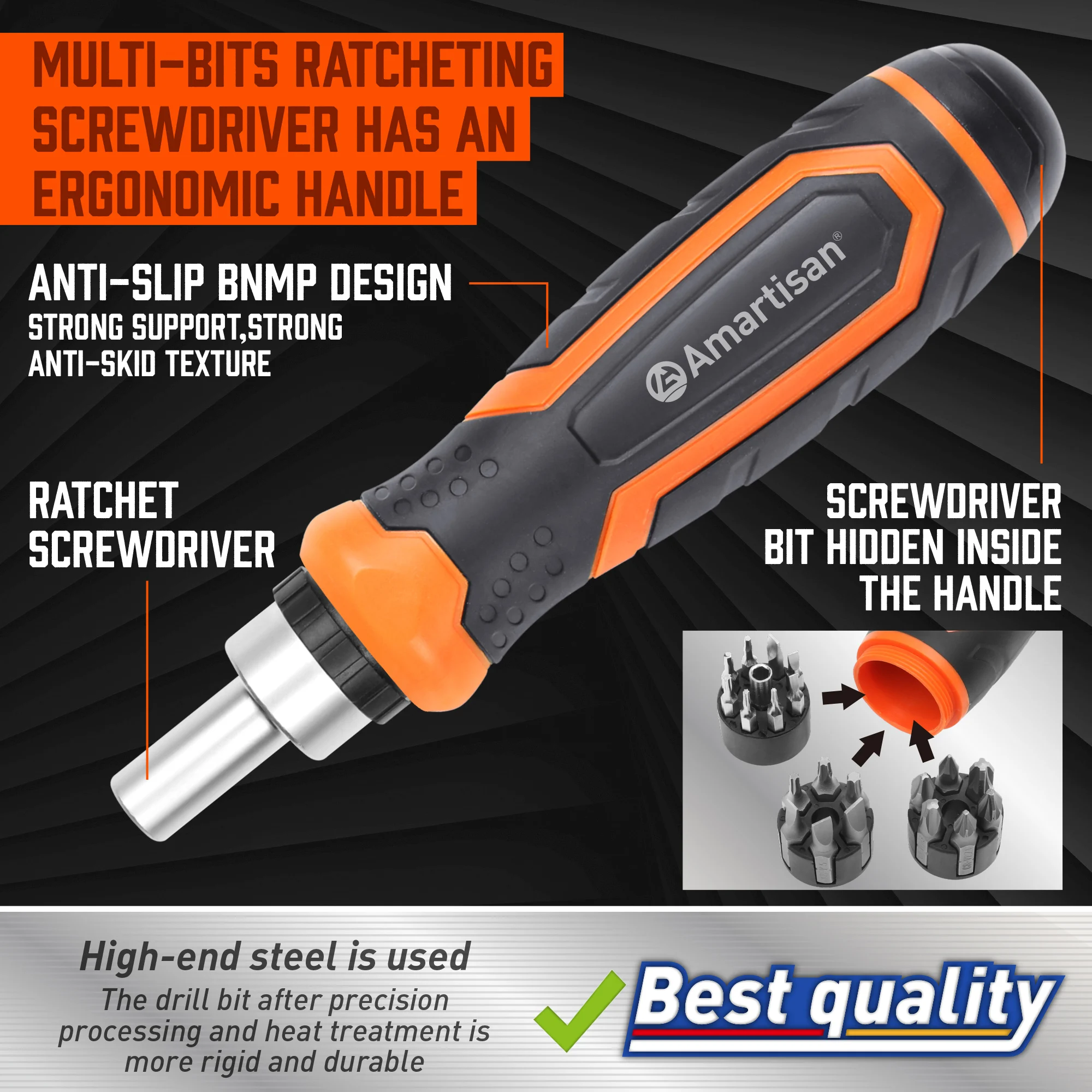 22 in 1 multi head ratchet screwdriver, Phillips screwdriver