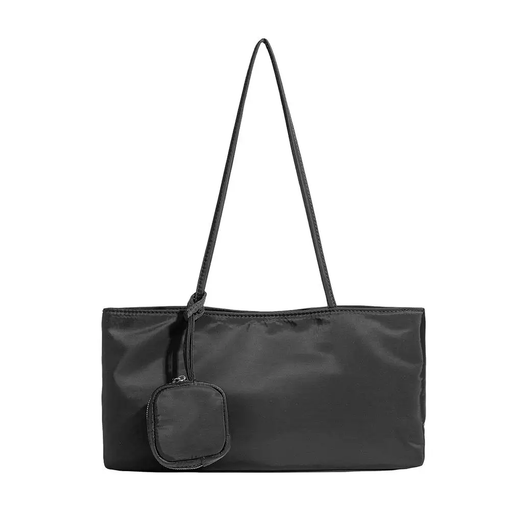 Damen-Handtasche aus Nylon-Canvas mit kleiner Geldbörse, große Kapazität, Umhängetasche, lässige Alltagstasche für Pendler, Achseltasche. – Detail 2