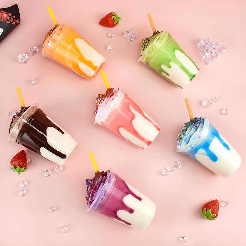 1pc Multiple colors Dessert Shop Sundae Ice Cream Model Simple Design Creative Photography Decoration Home Furnishings Fake Food