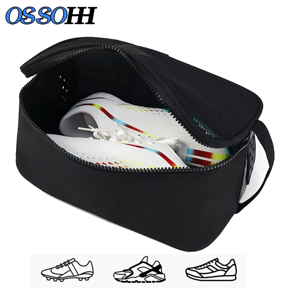 OSSOHH 1PcsSoccer Shoe Carrying Bag, Soccer Cleats Storage Bag, Compact Soccer Boots Duffle Bag