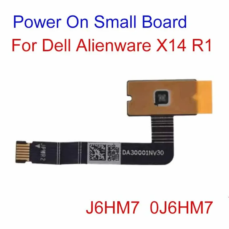 Laptop Power On Small Board &Power On Button & Power On Bracket For Dell Alienware X14 R1 08145K 02Y6WV 0J6HM7 J6HM7